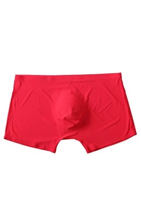 Générique String Homme Sexy Hot Dentelle Slips Boxer sous-vêtements Sexy à la Mode pour Hommes Pure Color Ice Silk Seamles Pa
