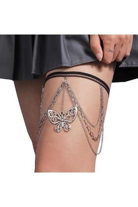 NRVTRE Sexy Dangle Cuisse Chaîne Chaude Filles Évider Jambe Corps Chaîne Bord Mer Discothèque Partie Corps Fournitures Cuisse