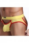 Jock Strap Athletic Supporter pour Hommes Sexy Jockstrap Male Underwear sous-vêtements Homme Noir