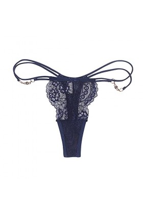 PANPANY Culottes pour Femme Multicolore sans Couture Femme Slips Soutien-Gorge Confortables String Taille Basse Multipack Den