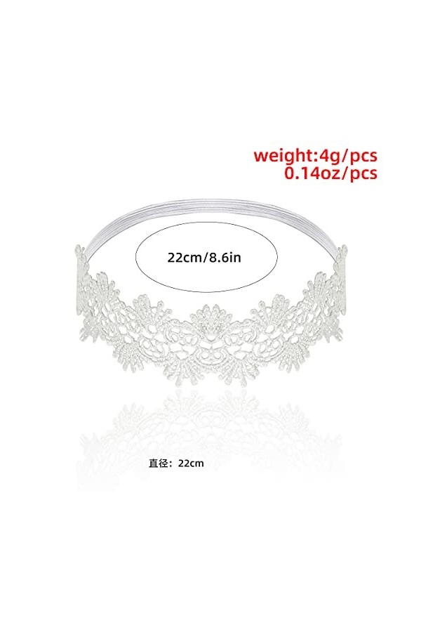 Sttiafay Porte-jarretelles en dentelle pour mariée pour femme, élastique en dentelle florale, accessoire pour le corps de bal