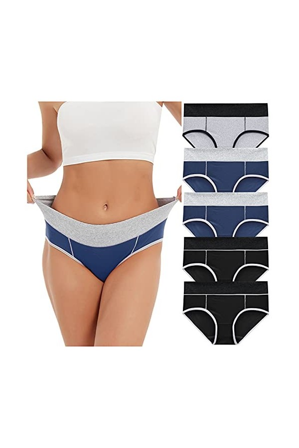 La Petite Culotte Femme Creux Lingerie Classique sans Coutures Panty Douce Strings Ultra Minces Chic Slips Coquine Coton Tang