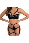 Lingerie Femme Sexy Ensemble Homme Sexy Hot y28.k Mode Femmes Sexy en Cuir Verni vêtements de Nuit Lingerie Tentation sous-vê