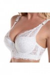 Générique Lingerie Sexy Femme Body Dentelle sous Hot Soutien-Gorge froncé en Dentelle Sexy pour Femme avec Bretelles réglable