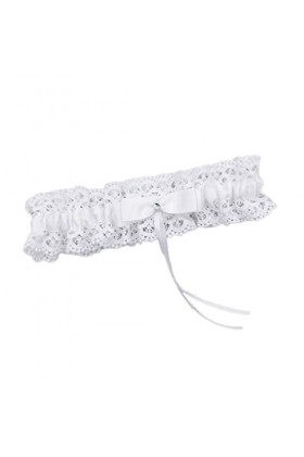 Jarretière sexy en dentelle pour mariée - Jarretière de mariage pour femme - Accessoire de fête - Jarretière de mariage en de
