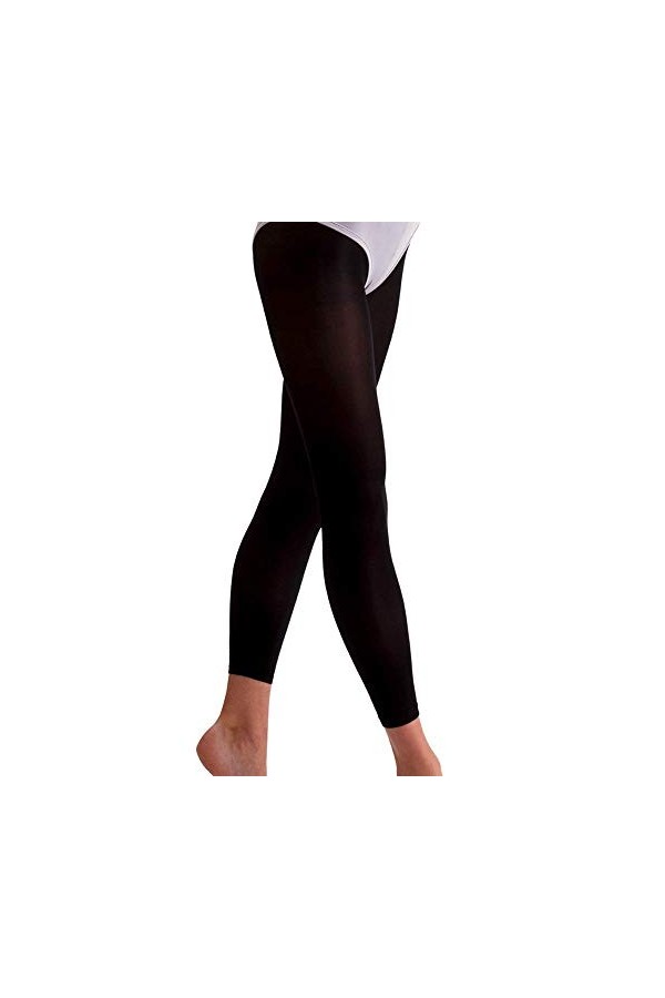 Silky Femmes/Femmes Essentials sans Pied Ballet Collant - Noir, 9-11 Ans