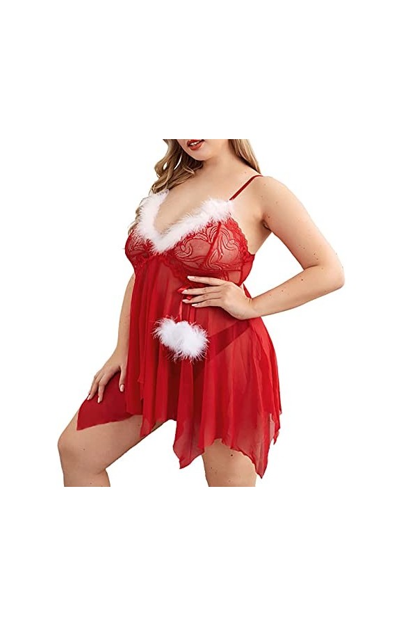 Nuisette Lingerie Babydoll Sous-vêtements Sexy Tenue pour Sexe Femme Body Sexy Lingerie Dentelle Lingerie Sexy Body Teddy Bod