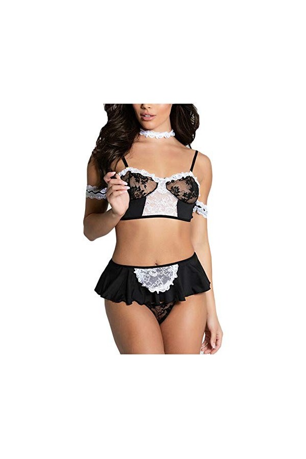 Lingerie Femme Sexy Ensemble Homme Sexy Hot y.2k Bandage Sexy Bra Pyjamas Femmes Pyjamas Lingerie Backless Wirelss Ensemble D