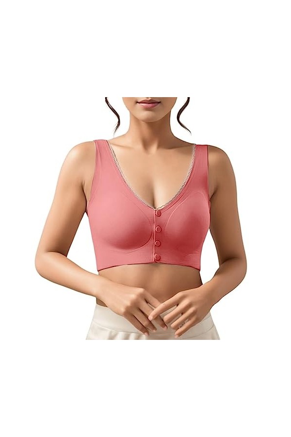 Lingerie Femme Sexy Ensemble Homme Sexy Hot y20.k Bouton avant confortable pour femmes Sexy sans anneaux en acier collier ras