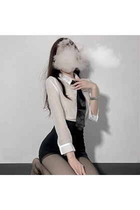 SNOMYRS Sexy Secrétaire Cosplay Lingerie Bureau Infirmière Uniforme Bunny Maid Kawaii Halloween Costume