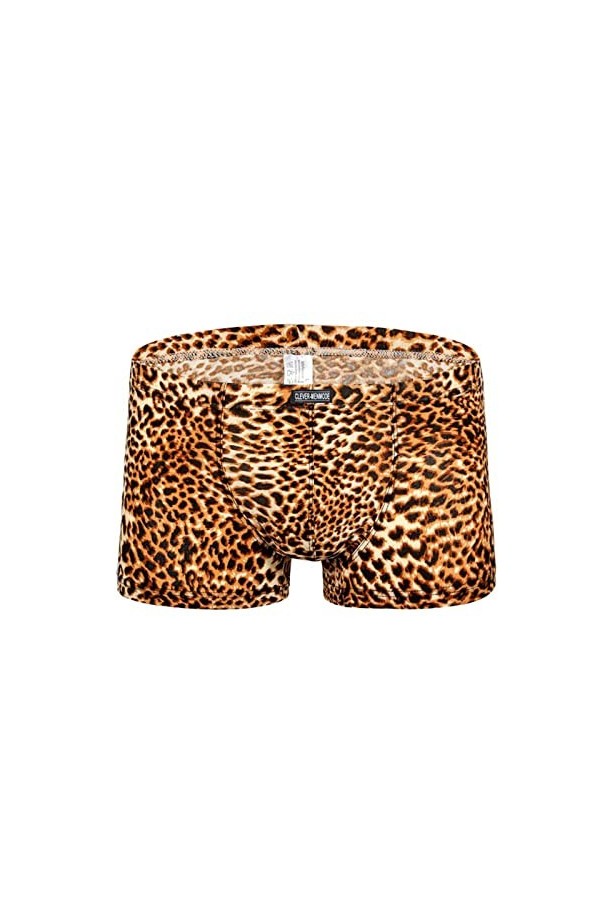 Maillot De Bain Homme String Sexy Taille Basse Sexy imprimé léopard Collants Vacances Plage imprimé rayé Maillot de Bain Boxe