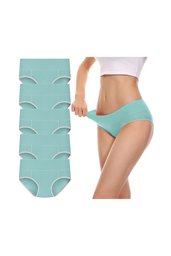 Générique Culotte Femme Sexy Briefs Élégant Et Chic Leakproof Pantalons Triangle Étanches Culotte De Bikini Respirant Hipster