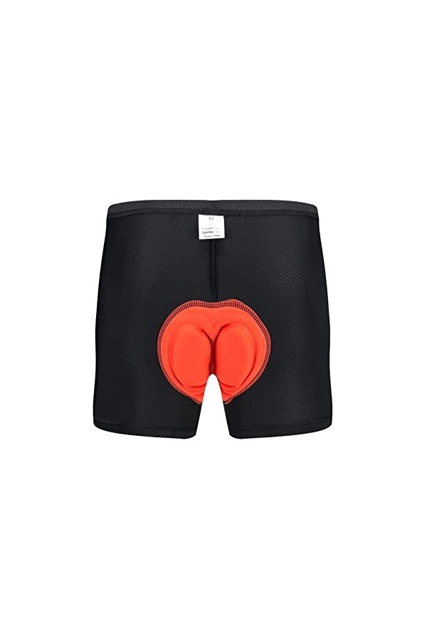 FGUUTYM Sous-vêtement de cyclisme rétro pour homme - Rembourré 3D - Résistant aux chocs - Pour VTT - Pour le sport, rouge, XX