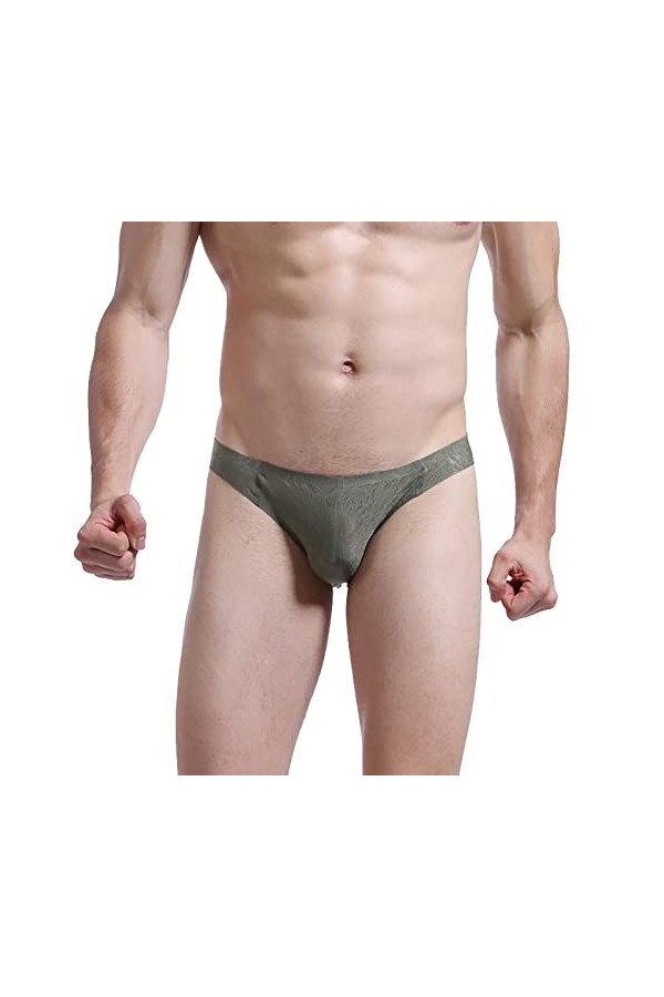Générique Boxer Homme Maillot de Bain Sexy Briefs Thong sous-vêtements Extensibles pour Hommes, sous-vêtements de Soutien, Ta
