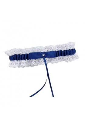 Jarretière de Jambe de mariée élégante et Sexy pour Bal de Mariage Occasion spéciale Ceinture en Dentelle Douce Extensible av