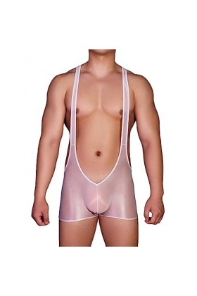 liaddkv Sexy Lingerie Collants Homme Super Élastique Une Pièce Lingerie Sexy Femme Body Dentelle Rouge, Blanc., taille unique