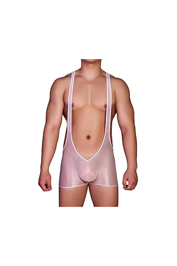 liaddkv Sexy Lingerie Collants Homme Super Élastique Une Pièce Lingerie Sexy Femme Body Dentelle Rouge, Blanc., taille unique