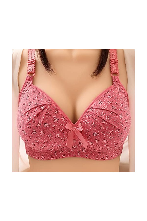 Brassière Femme Sexy Soutien Gorge Sensuel avec Effet de Rassemblement