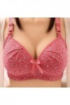 Brassière Femme Sexy Soutien Gorge Sensuel avec Effet de Rassemblement