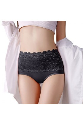 PANPANY Culottes pour Femme Multipack Confortables String sans Couture Multicolore Dentelle Soutien-Gorge Femme Taille Basse 