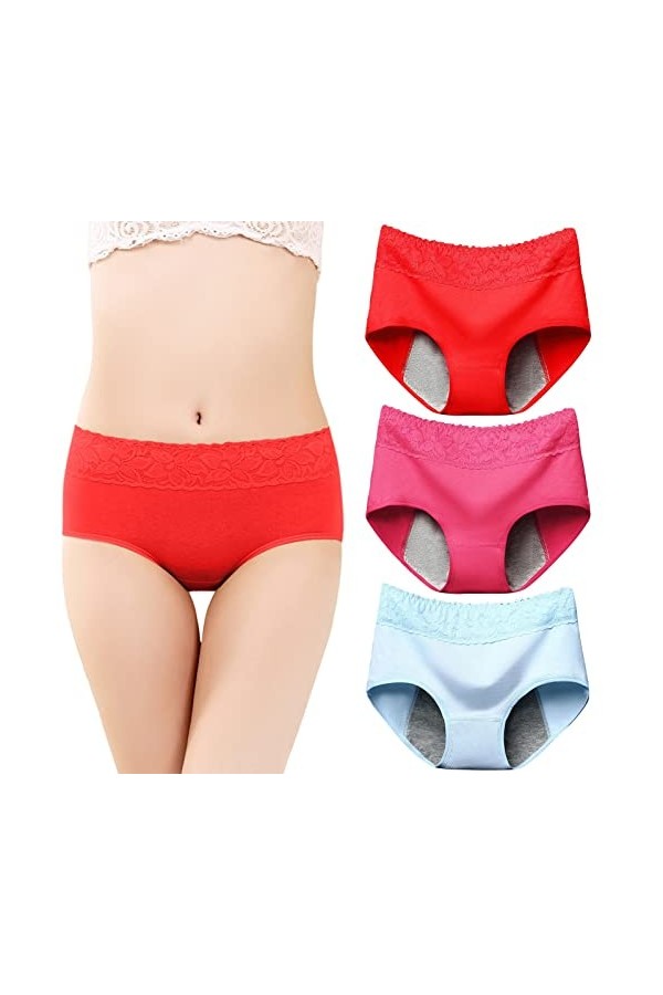 PANPANY Culottes pour Femme Multicolore Taille Basse Tanga Femme Dentelle Confortables Soutien-Gorge sans Couture Culottes Sl