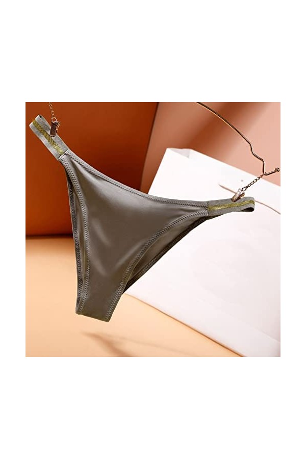 PANPANY Culottes pour Femme Slips Sexy Culotte Tanga Taille Basse String Soutien-Gorge sans Couture Multicolore Dentelle Femm