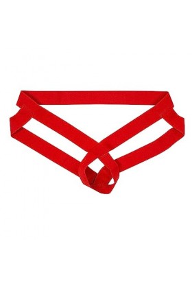 wjiNFDFG Shorts Hommes Hommes Sexy Hip Lift Exposed Ring Thong Cutout Underwear Robe Moulante Transparente Red, M 