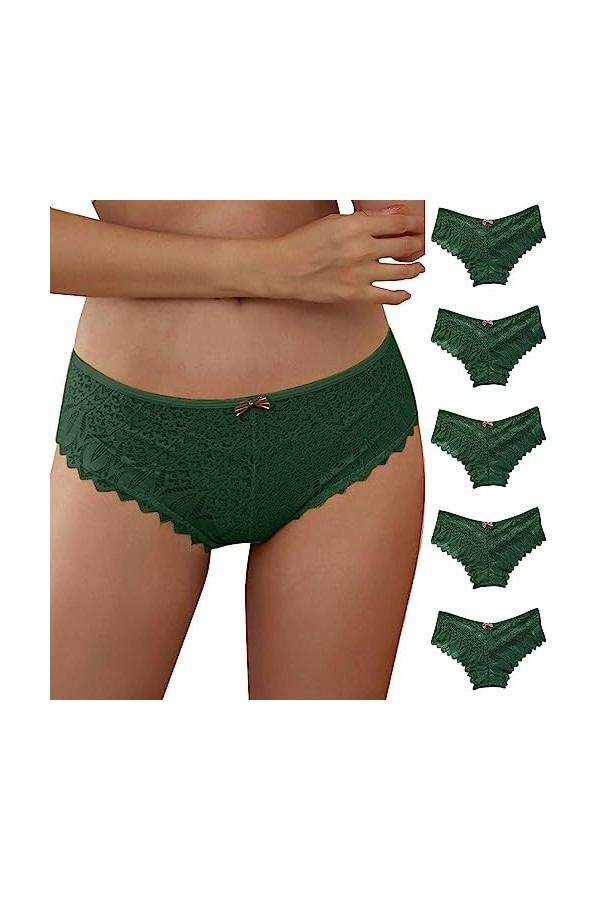 Générique Culotte Femme Taille Haute Culottes Taille Basse Slips Stretch String en Femme Coquine Hot Ouverte A Dentelle Femme