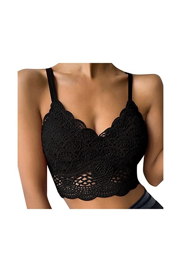 Lingerie Femme Sexy Ensemble Homme Sexy Hot y.2k Femme Dentelle sous-Vêtements Minces Femme Soutiens-Gorge Transparents pour 