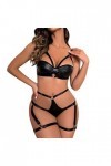 Lingerie Femme Sexy Ensemble Homme Sexy Hot y28.k Mode Femmes Sexy en Cuir Verni vêtements de Nuit Lingerie Tentation sous-vê