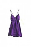 Ensemble de lingerie sexy en dentelle pour femme, lilas, S