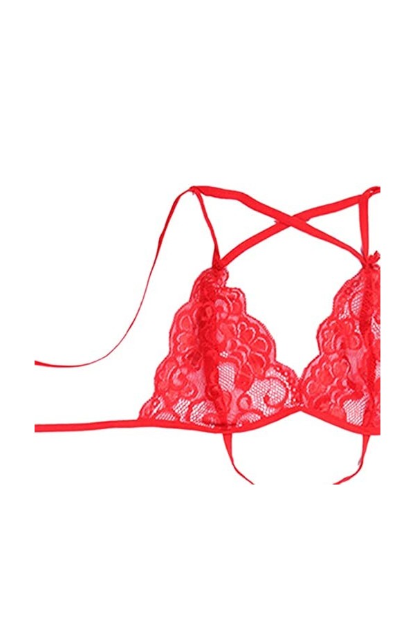 Dentelle Profonde V Sexy Soutien-Gorge Sexy Dentelle Femme Lingerie Sexy Plus La Taille Femmes Dentelle Bikini Sexy Pyjamas E