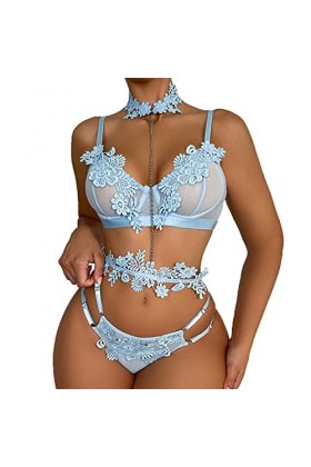 Robe Stretch pour Femme sans Manches Ensemble de sous-vêtements Sexy en Dentelle pour Femmes sous-vêtements Sexy en Dentelle 