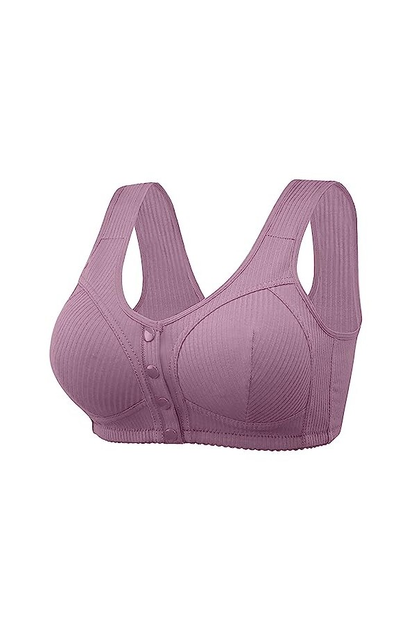 HANXIULIN Soutien-gorge en dentelle sans couture rembourré respirant et léger pour femme - Soutien-gorge minimiseur sans cout