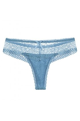 PANPANY Culottes pour Femme Multipack Multicolore sous Vetements Dentelle Tanga String Taille Basse Femme Confortables Sexy C