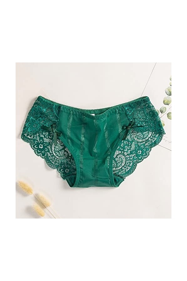 PANPANY Culottes pour Femme Confortables Sexy Slips Soutien-Gorge Multicolore Femme sous Vetements Taille Basse Culotte sans 