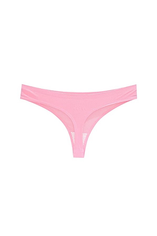 PANPANY Culottes pour Femme Taille Basse Confortables Multipack Soutien-Gorge Sexy String Tanga sous Vetements Slips sans Cou