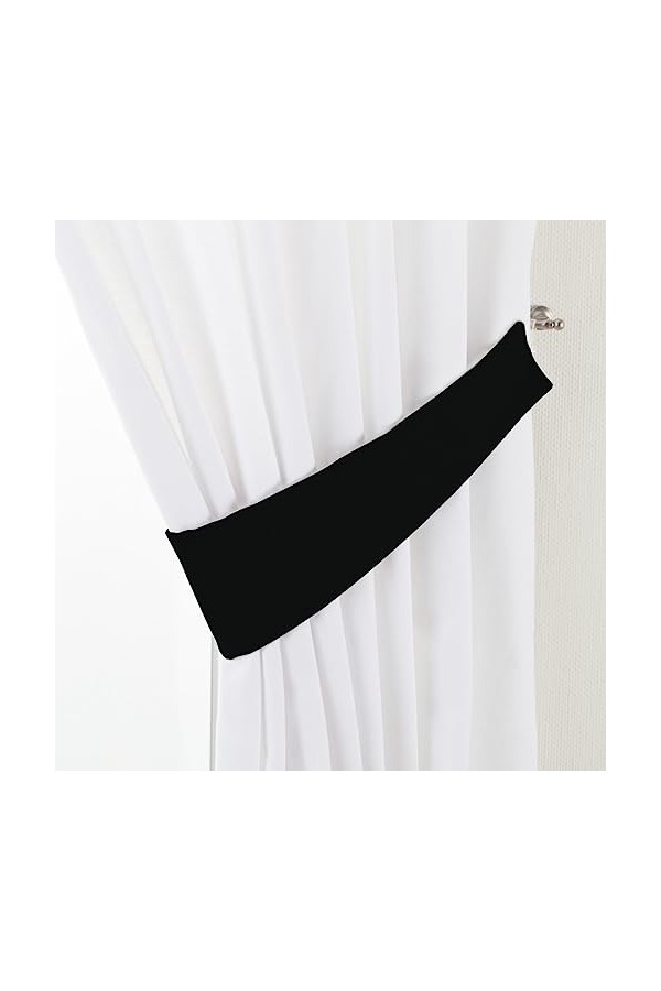 Dekoria Jarretière Victoria gleboka noir Possibilité de coudre à la taille.