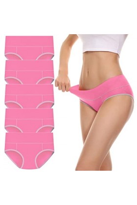 Générique Culottes Shorties Et Strings Femme Menstruelles Shorties Dentelle Pas Cher Slips Couleur Unie Boxer Multicolore Lég