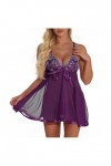 Générique Nuisettes Sexy Femme Ouverte Nuisette Mini Robe Erotisme Harness Mini Robe Sexy Night Wear Valentin Lingerie Sensue