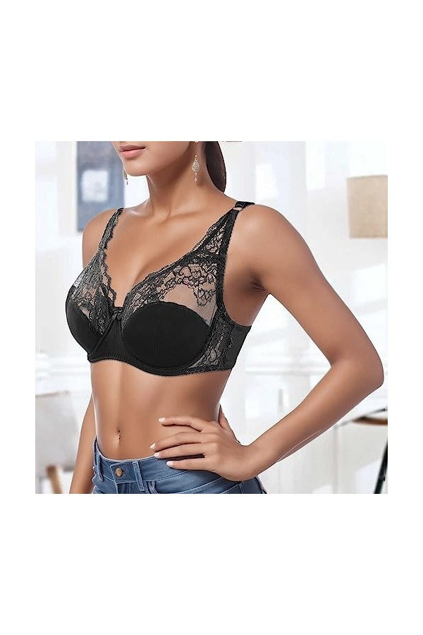 2023 New y*2k Style Lingerie sous-vêtements Sexy en Dentelle pour Femmes Soutien-Gorge de Grande Taille Coupe Mince Soutien-G