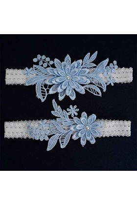 WUURAA Danneaux Cuisse Extensible Mariée pour pour Accessoires Brodée