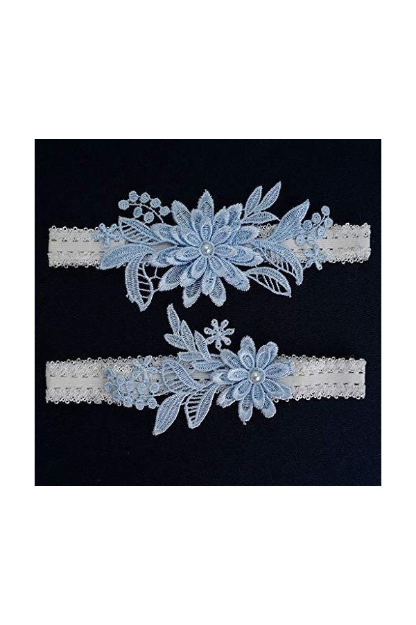 WUURAA Danneaux Cuisse Extensible Mariée pour pour Accessoires Brodée