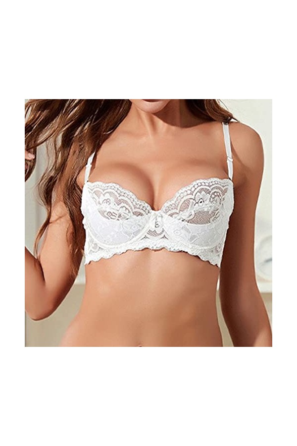 Soutien-Gorge Blanc Onepiece Crossborder E Commerce sous-vêtements Sexy sous-vêtements en Dentelle Underwear Menstruelle Abon