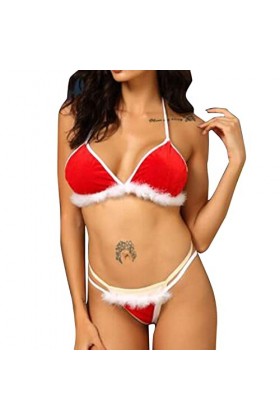 Générique Lingerie Erothique Sexy sous-Vêtement Red Tenue Sexy Femme Ronde Moulante Transparente Lingerie Pas Cher Dessous Se