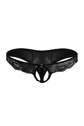 Générique Boxer Homme String Dentelle pour Homme Hommes Simple Personnalité Mode Casual Sexy Mini String sous-Vêtements T Pan