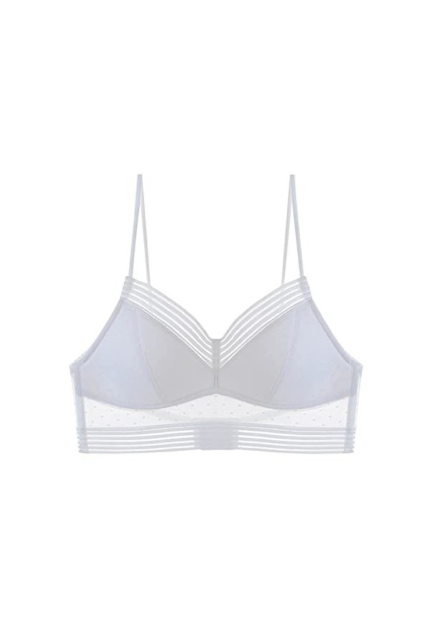 Femmes été Ultra Mince Bourgeon Soutien-Gorge sous-vêtements Pas danneau en Acier français Sexy Dos Ouvert Beau Dos en Forme