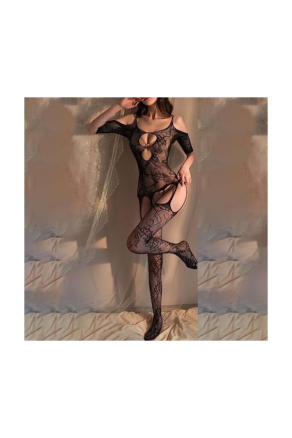 UOWEG Sexy Lingerie Net Vêtements Fichiers Ouverts Lait Maternel No Off Passion Costume Transparent Sexy Bas Séduisant Linger