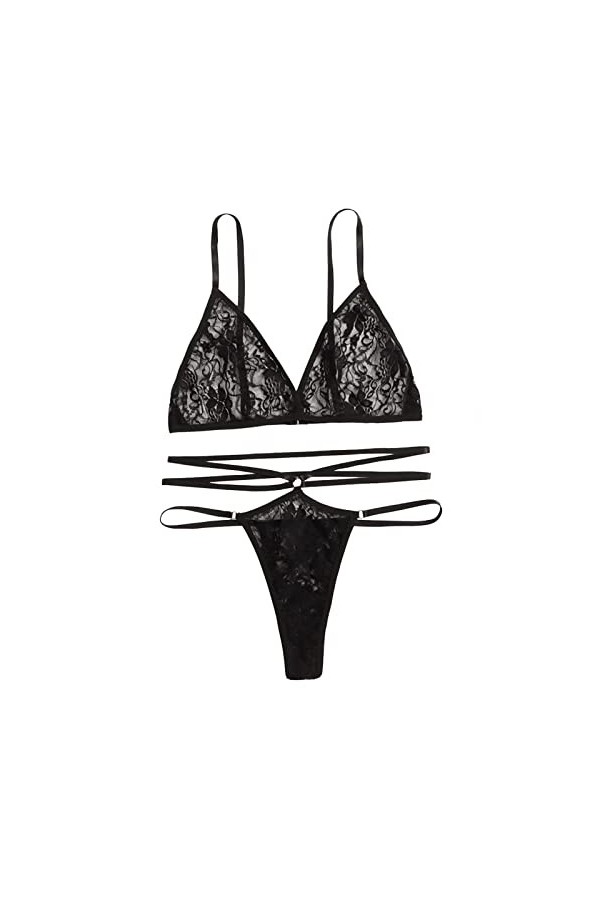 Ensemble Lingerie Corbeille Mode Sexy Sexy sous-Vêtements Costumes Lingerie sous-Vêtements Vêtements De Nuit Pyjamas Pack Lin