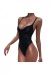 Lingerie sexy pour femme - Soutien-gorge - Grande taille - Couleur sexy - Coupe moulante - Combinaison de plage - Bikini - No